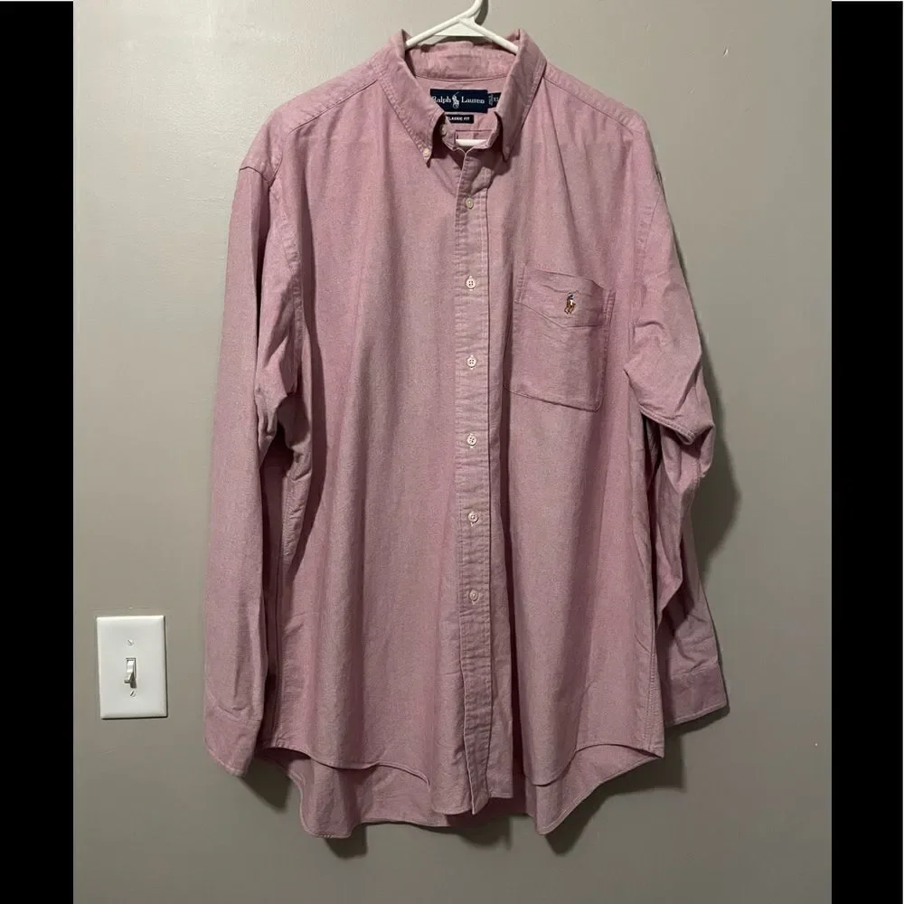 VINTAGE Polo Ralph Lauren long sleeve button down
